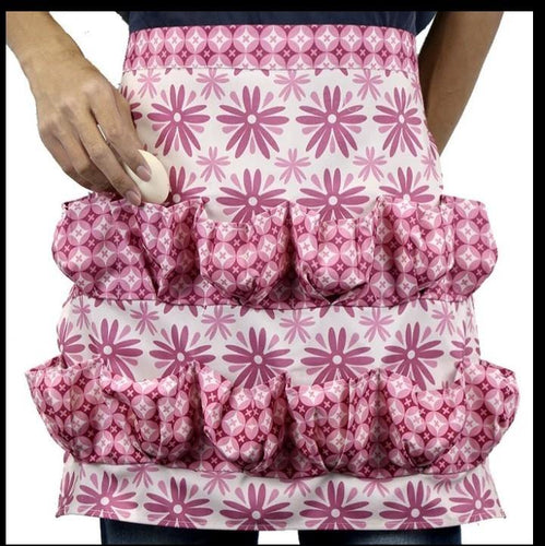 Egg Collecting Apron 2 sizes 3 colors to choose - Florida Poppy