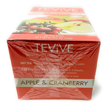Load image into Gallery viewer, TEViVE APPLE &amp; CRANBERRY Pure Ceylon Black Tea 20 Tea Bags - Old City Spices FP

